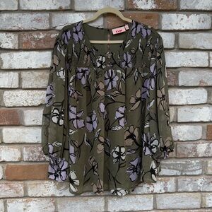 Evri Floral Boho Blouse